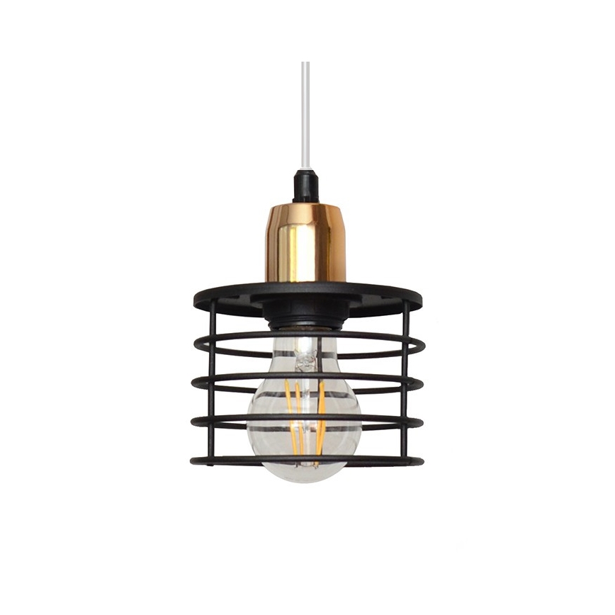 Lustr na lanku EDISON 3xE27/15W/230V