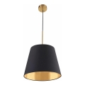 Lustr na lanku ELENA 1xE27/20W/230V černá