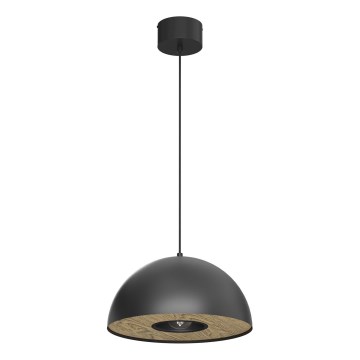 Lustr na lanku ELGUND 1xE27/15W/230V pr. 35 cm černá