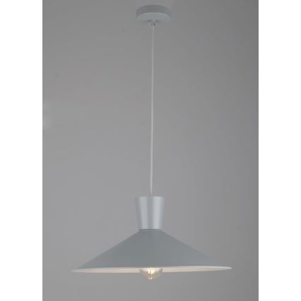 Lustr na lanku ELISTA 1xE27/60W/230V šedá