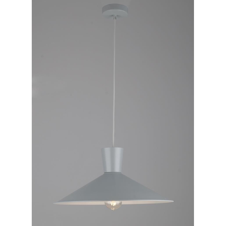 Lustr na lanku ELISTA 1xE27/60W/230V šedá