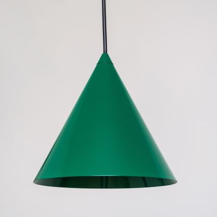 Lustr na lanku ETNA 1xE27/15W/230V pr. 18,5 cm zelená