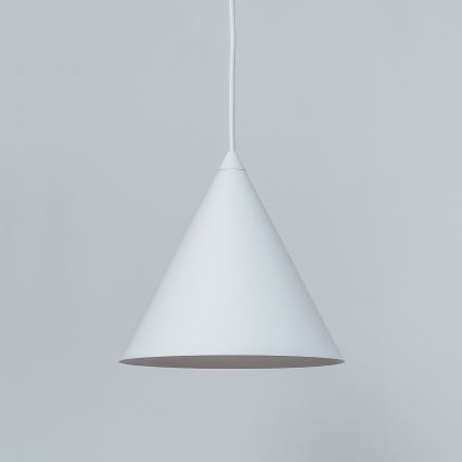 Lustr na lanku ETNA II 1xE27/15W/230V pr. 18,5 cm bílá