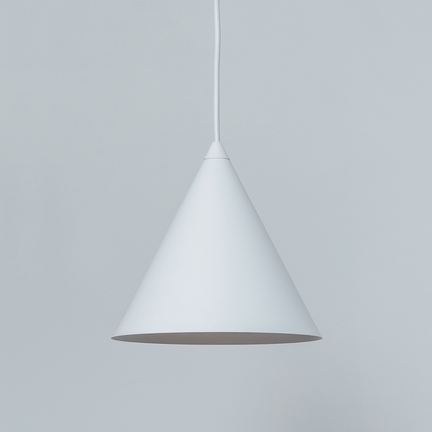 Lustr na lanku ETNA II 1xE27/15W/230V pr. 18,5 cm bílá