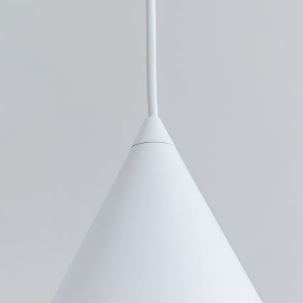 Lustr na lanku ETNA II 1xE27/15W/230V pr. 18,5 cm bílá