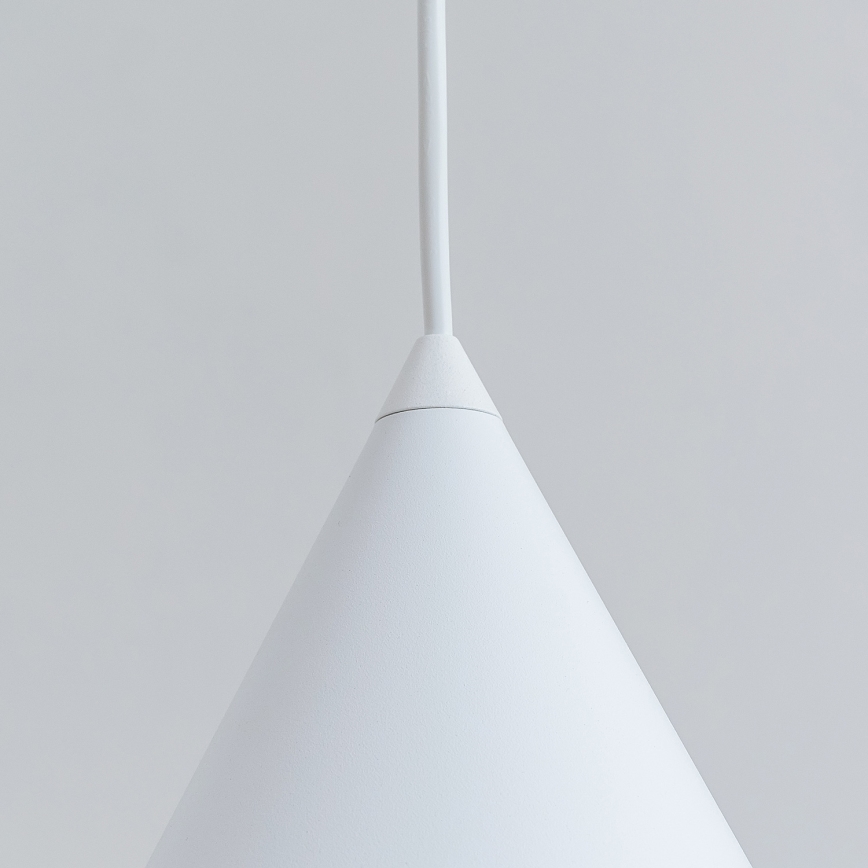 Lustr na lanku ETNA II 1xE27/15W/230V pr. 18,5 cm bílá