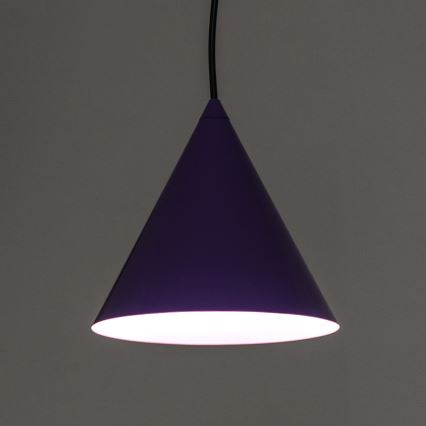 Lustr na lanku ETNA II 1xE27/15W/230V pr. 18,5 cm fialová