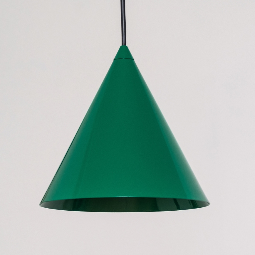 Lustr na lanku ETNA II 1xE27/15W/230V pr. 18,5 cm zelená
