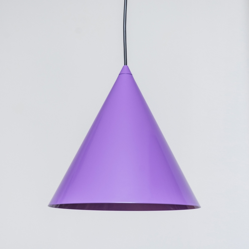 Lustr na lanku ETNA II 1xE27/15W/230V pr. 25 cm fialová