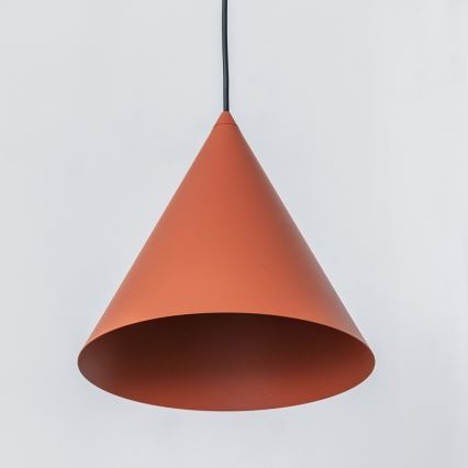Lustr na lanku ETNA II 1xE27/15W/230V pr. 25 cm oranžová