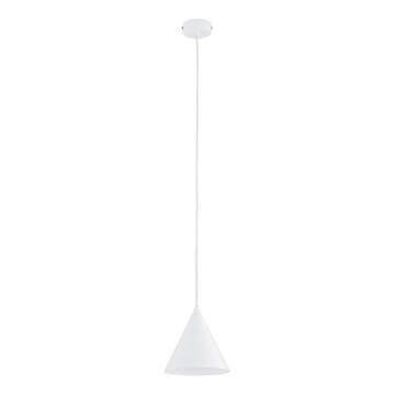 Lustr na lanku FABO 1xE27/15W/230V bílá
