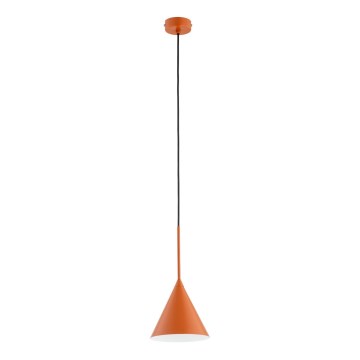 Lustr na lanku FABO 1xE27/15W/230V měděná