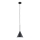 Lustr na lanku FABO 1xE27/15W/230V pr. 17 cm černá