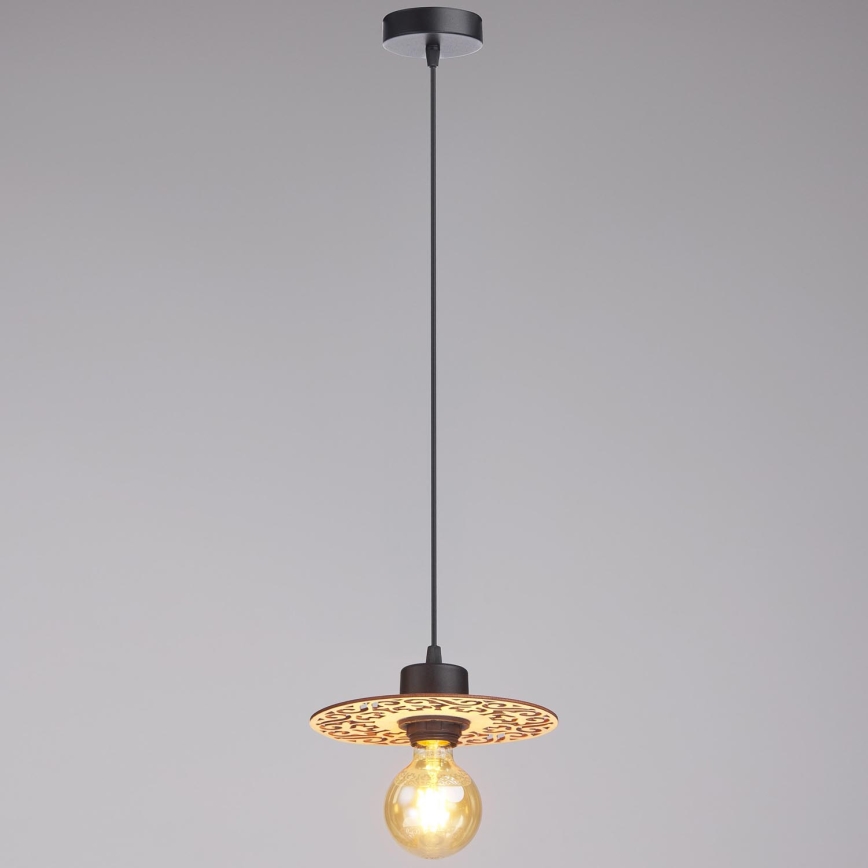 Lustr na lanku FALCO 1xE27/60W/230V pr. 20 cm béžová