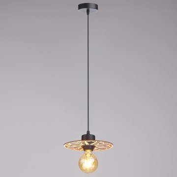 Lustr na lanku FALCO 1xE27/60W/230V pr. 20 cm béžová