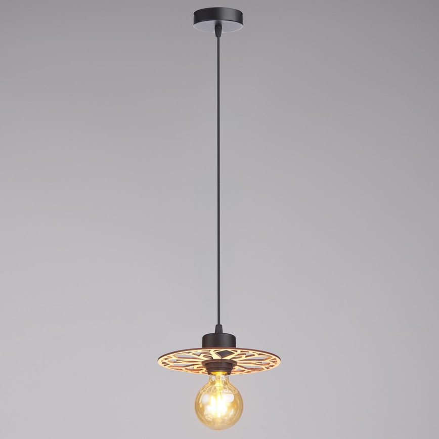 Lustr na lanku FALCO 1xE27/60W/230V pr. 20 cm béžová