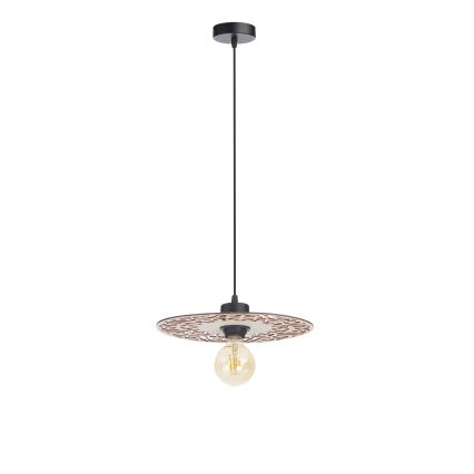 Lustr na lanku FALCO 1xE27/60W/230V pr. 30 cm béžová