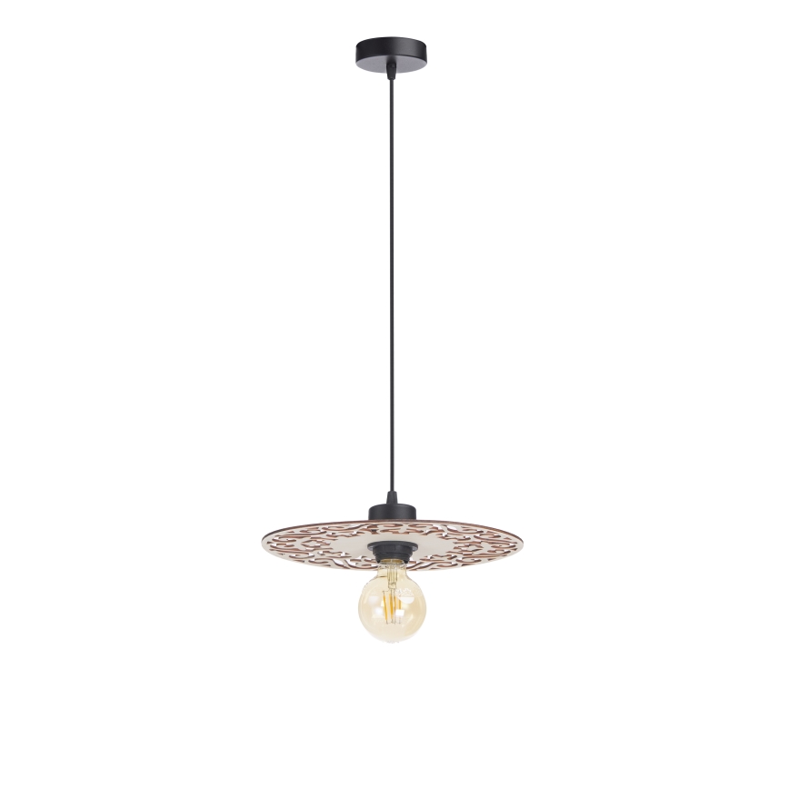 Lustr na lanku FALCO 1xE27/60W/230V pr. 30 cm béžová