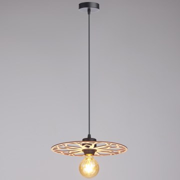 Lustr na lanku FALCO 1xE27/60W/230V pr. 30 cm béžová