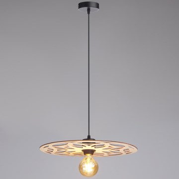 Lustr na lanku FALCO 1xE27/60W/230V pr. 40 cm béžová