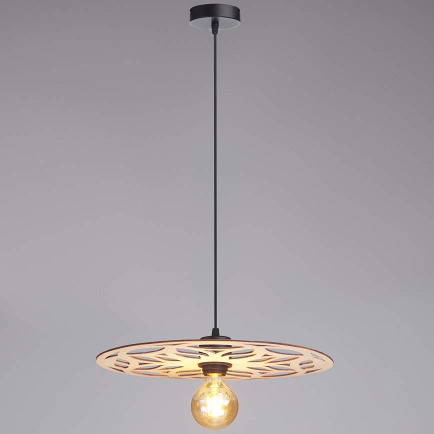 Lustr na lanku FALCO 1xE27/60W/230V pr. 40 cm béžová