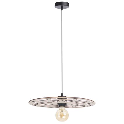Lustr na lanku FALCO 1xE27/60W/230V pr. 40 cm béžová