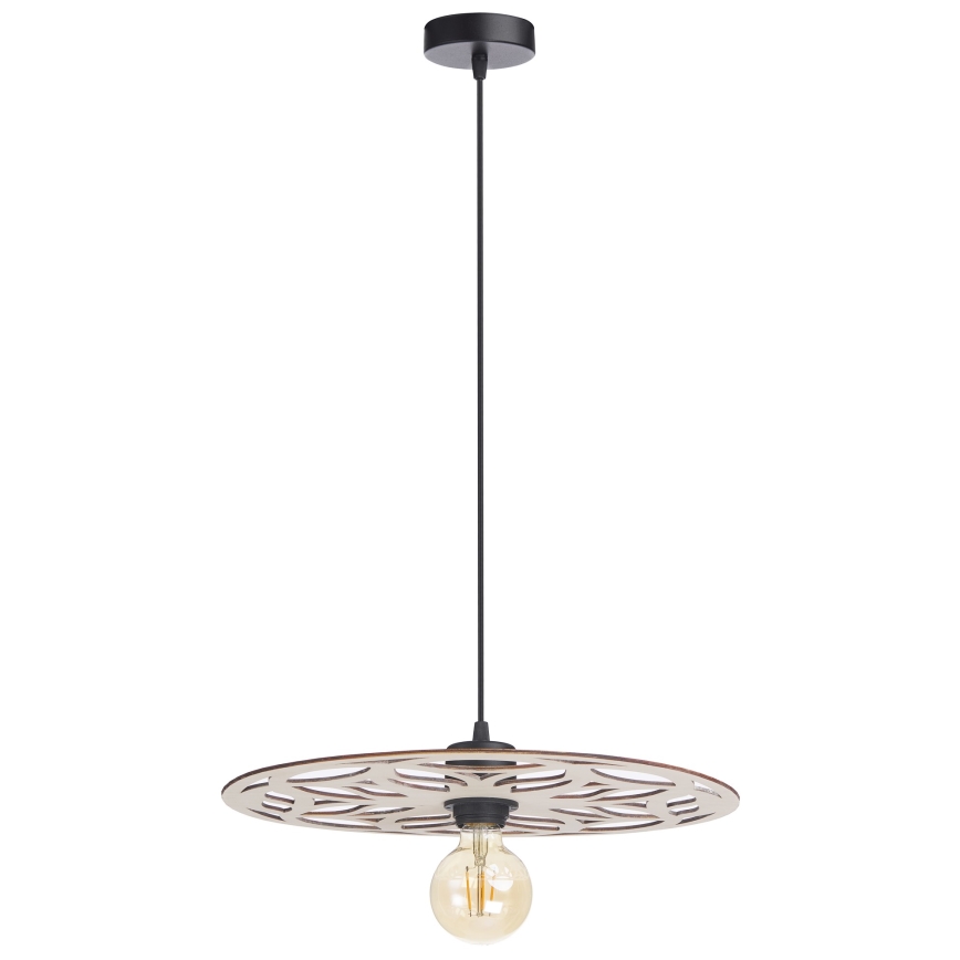 Lustr na lanku FALCO 1xE27/60W/230V pr. 40 cm béžová