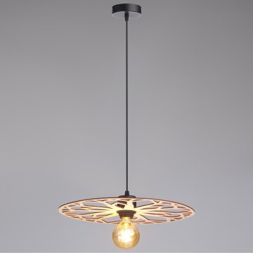 Lustr na lanku FALCO 1xE27/60W/230V pr. 40 cm béžová