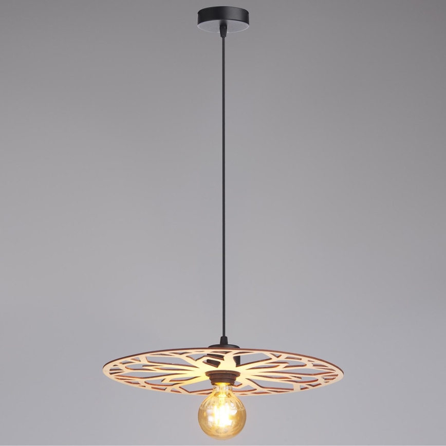 Lustr na lanku FALCO 1xE27/60W/230V pr. 40 cm béžová