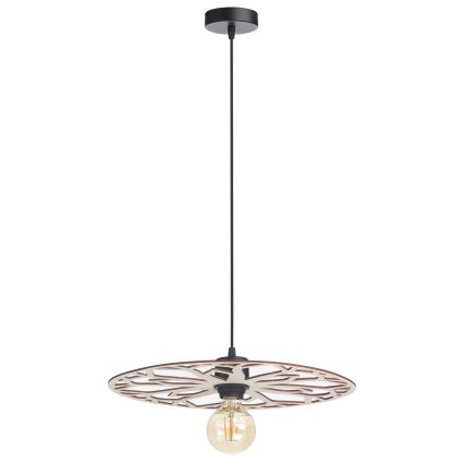 Lustr na lanku FALCO 1xE27/60W/230V pr. 40 cm béžová
