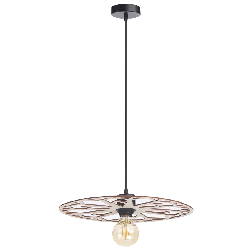 Lustr na lanku FALCO 1xE27/60W/230V pr. 40 cm béžová