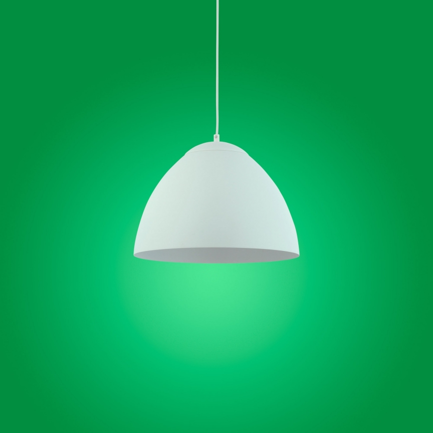 Lustr na lanku FARO 1xE27/60W/230V bílá