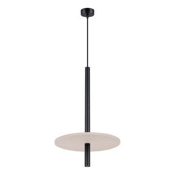 Lustr na lanku FELTRO 1xG9/8W/230V černá/krémová