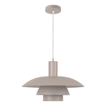 Lustr na lanku FERRO 1xE27/15W/230V šedá