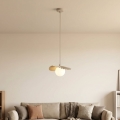 Lustr na lanku FLORA 1xG9/8W/230V béžová