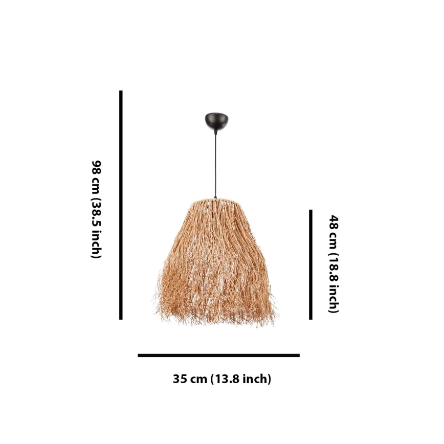 Lustr na lanku FRINGE 1xE27/40W/230V rafie