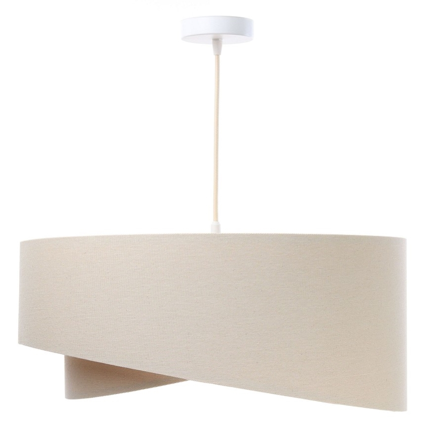 Lustr na lanku GALAXY 1xE27/60W/230V béžová