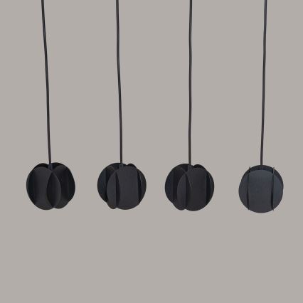 Lustr na lanku GAMBIT 4xGU10/10W/230V černá