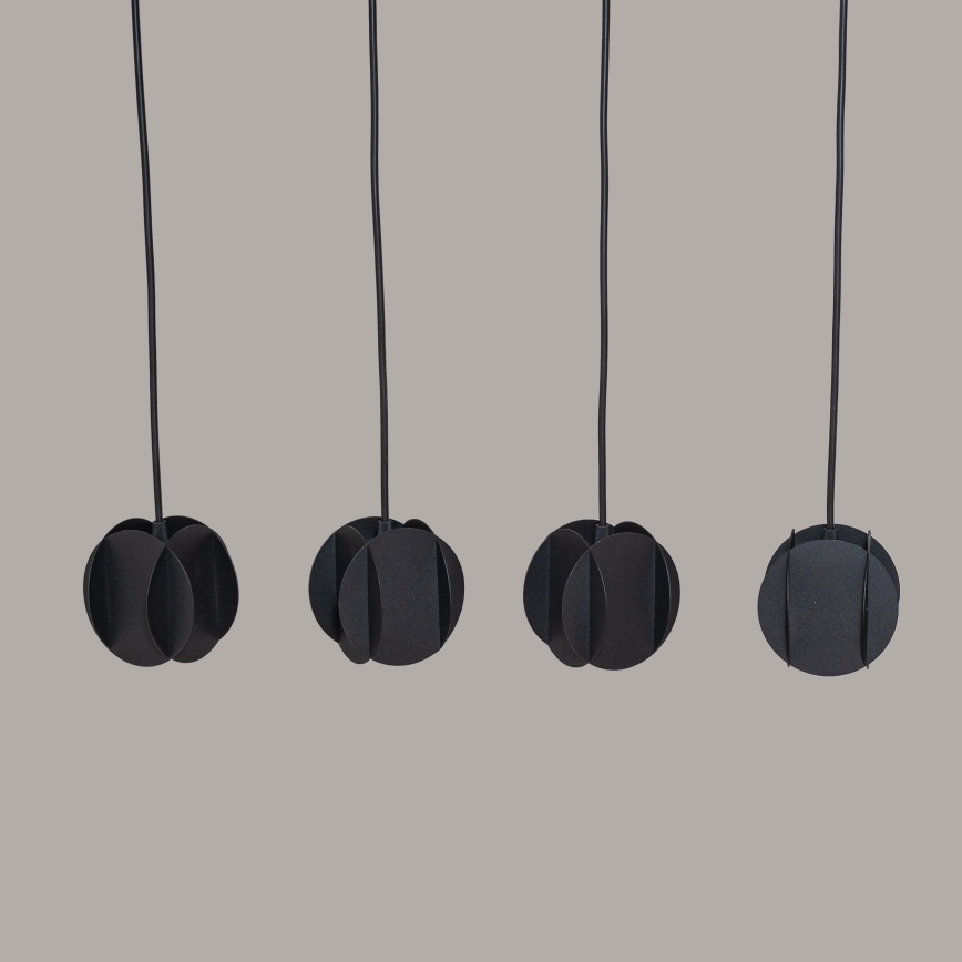 Lustr na lanku GAMBIT 4xGU10/10W/230V černá