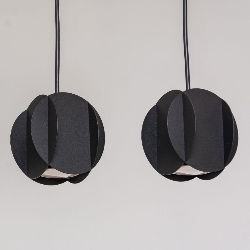 Lustr na lanku GAMBIT 4xGU10/10W/230V černá