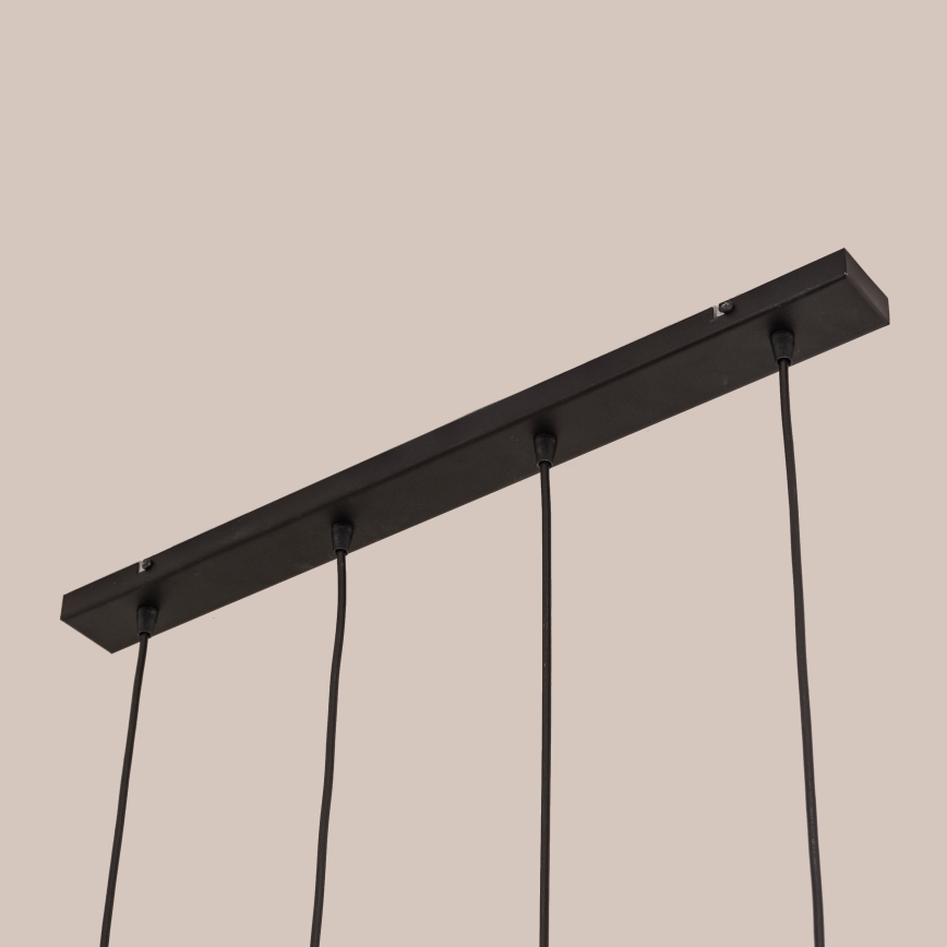 Lustr na lanku GAMBIT 4xGU10/10W/230V černá