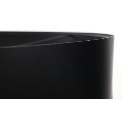 Lustr na lanku GLAM HOME 1xE27/60W/230V pr. 40 cm černá