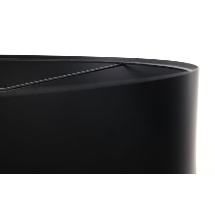 Lustr na lanku GLAM HOME 1xE27/60W/230V pr. 40 cm černá
