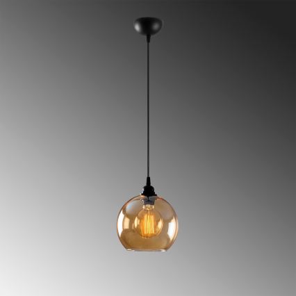 Lustr na lanku GOLD 1xE27/40W/230V