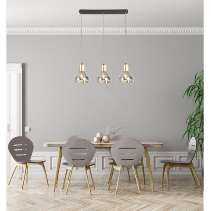 Lustr na lanku GREGORY 3xE14/40W/230V