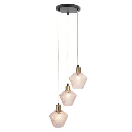 Lustr na lanku GRENIKO 3xE14/40W/230V