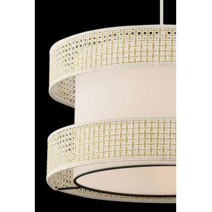 Lustr na lanku HALO 1xE27/60W/230V krémová