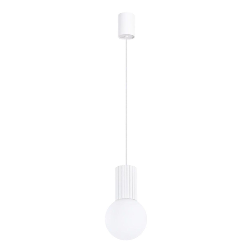 Lustr na lanku HALO 1xG9/8W/230V pr. 12 cm bílá