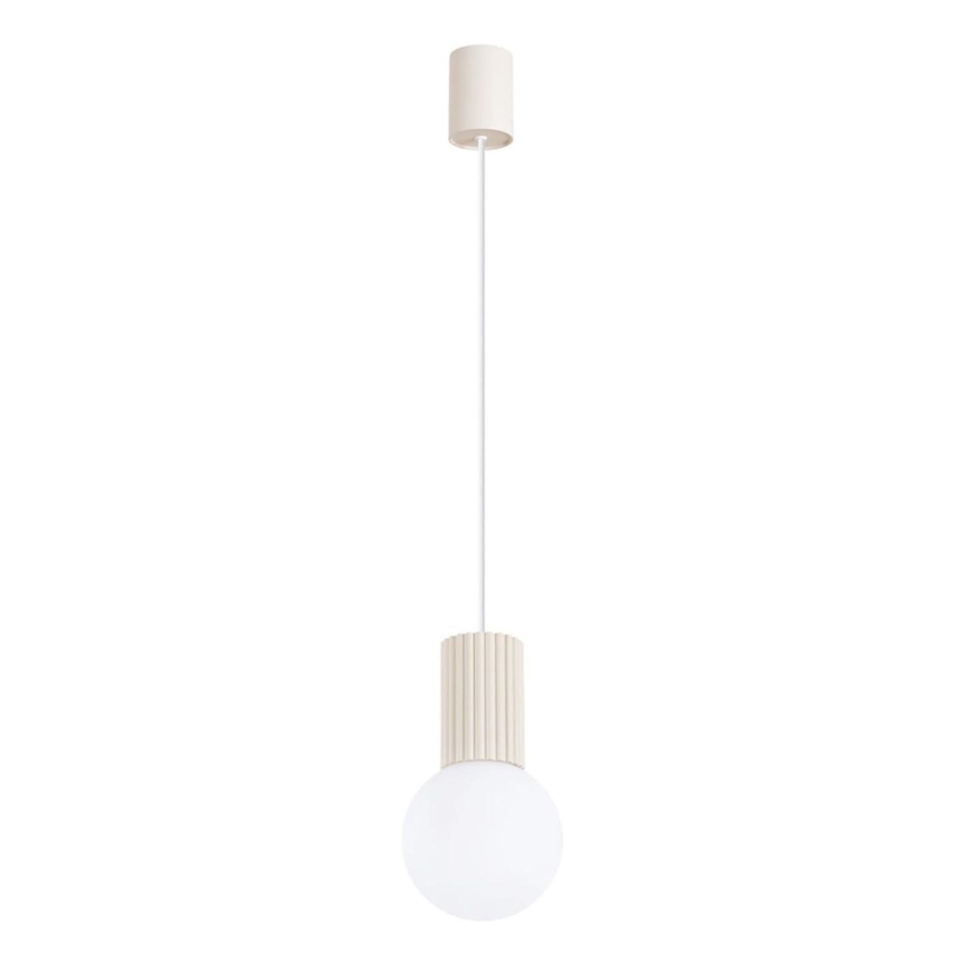 Lustr na lanku HALO 1xG9/8W/230V pr. 12 cm krémová