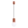 Lustr na lanku HALO 1xG9/8W/230V pr. 12 cm oranžová